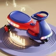 thumbnail image 3 of Light-Up Electric Wiggle Car with Pedal, 2-in-1 Swing Car, 2 motor Ride-On Toy, Anti-Rollover, Flashing Wheels for Ages 3 and Up, 3 of 10