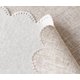 thumbnail image 3 of Styles Woven Solid Color Scalloped Tablecloth 140*200cm Natural Wrinkle-Free, Heat-Resistant Washable Table Cover for Everyday Use, Holidays, and Indoor Outdoor Events, 3 of 4