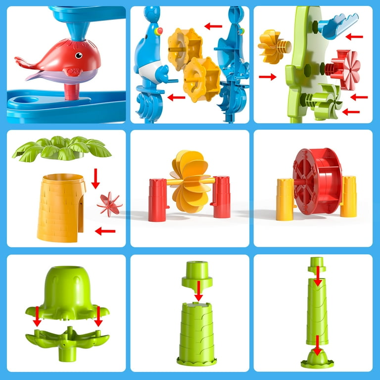 Dinosaur Planet Kids Sand and Water Table, Sensory Activity Play