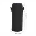 thumbnail image 5 of Water Bottle Carrier, 1000ml Water Bottle Insulated Cover Neoprene Carrier Bag Pouch with Adjustable Shoulder Strap for Outdoor Sports Kettle Travel（Black）, 5 of 7