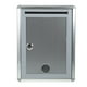 thumbnail image 1 of Buzón de metal con cerradura para montaje en pared, buzón de sugerencias, buzón de aleación de aluminio, buzón de almacenamiento de correo, buzón de paquetes comerciales con cerradura, 1 of 6