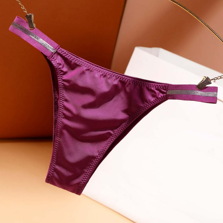 Aayomet Seamless Underwear for Women Sexy Soft Pearl Panties