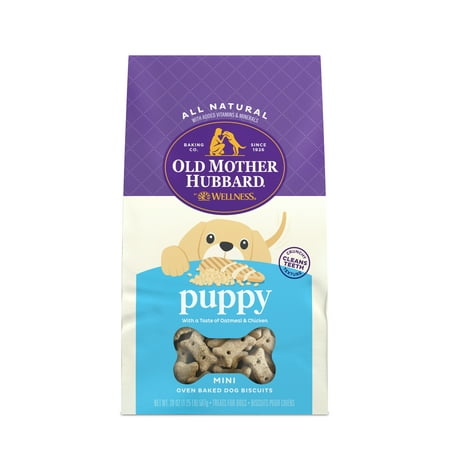 UPC: 0076344102373 | Old Mother Hubbard by Wellness Classic Puppy Natural Mini Biscuits Dog Treats 20 oz bag