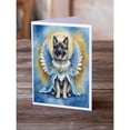 thumbnail image 2 of Norwegian Elkhound My Angel Greeting Cards Pack of 8 7 in x 5 in, 2 of 3