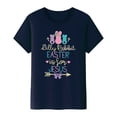 thumbnail image 5 of Mujeres Manga Corta de Verano Tops Pascua Impresa Cuello Redondo, Blusa de Moda Casual para la Primavera, 5 of 5
