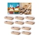 thumbnail image 1 of Cajas de papel para alimentos de 10 piezas con tapas transparentes Contenedor de alimentos multifunción cuadrado Caja de refrigerios duradera para perfecl Cajas de postre, 1 of 8