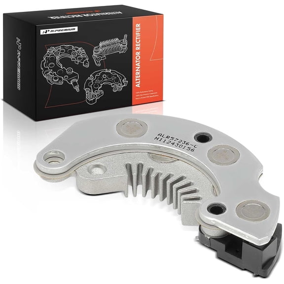 A-Premium Alternator Rectifier Compatible with Chevrolet Camaro, Corvette, Caprice, Astro, C1500/C1500 Suburban & GMC S15, S15 Jimmy, Safari & Buick Century & Oldsmobile Calais & Pontiac Firebird