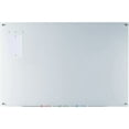 thumbnail image 1 of Audio-Visual Direct Magnetic White Glass Dry-Erase Board Set - 5' x 3.4' - Includes Magnets, Hardware & Marker Tray, 1 of 4