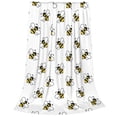 thumbnail image 2 of Fuzoiu Bee Print Ultra-Soft Micro Fleece Blanket,All Seasons Flannel Throw, Lightweight Blanket for Bed, Sofa, Couch, Movie Night, Camping, and Travel-40"x30", 2 of 7