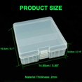 thumbnail image 2 of HUGFEGWE 100 x AA Battery Storage Case Holder Organizer Box Transparent CA919-115569, 2 of 8