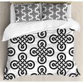 thumbnail image 1 of Duvet Cover Sets, Old-Fashion Irish Knot Motifs in Symmetric Regular Design, 1 of 3