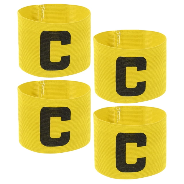OULII 4Pcs Team Identification Adjustable Football Armband for Outdoor Use
