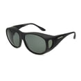 thumbnail image 4 of Polar Optics Fashion Unisex FO-001 MBLK GRY Protective Fits Over Sunlgasses Black, 4 of 7