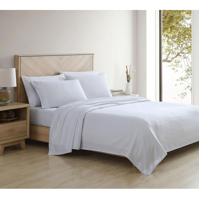 SOCIAL STANDARD by SANCTUARY 6 Piece Sheet Set, Recycled Microfiber, Wrinkle Resistant, Eco Friendly and Easy Care
