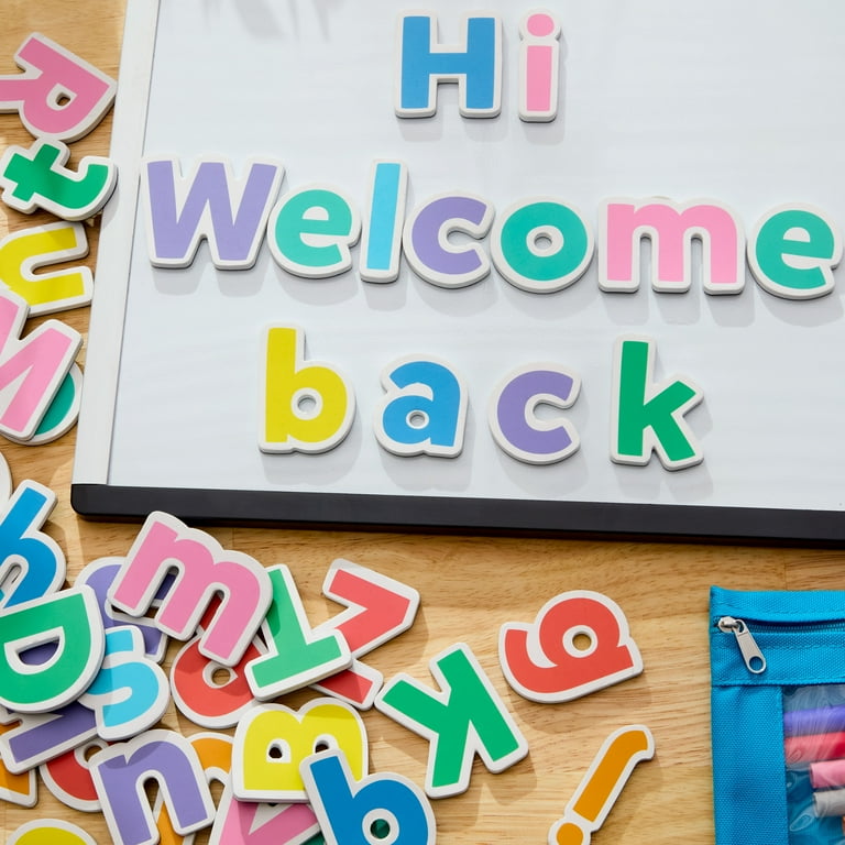 Pen+Gear Magnetic Alphabet Tub, 78 Pieces - Walmart.com