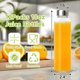 thumbnail image 4 of de Vidrio Transparente para Guardar Jugo, de Agua A Prueba de Fugas, Paquete de 6, de Vidrio para Jugo con Tapa., 4 of 5