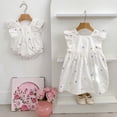 thumbnail image 2 of Vestido de princesa con bordado Floral para niña, traje infantil, trajes de hermana, ropa para bebé, vestido de manga voladora para niño, 2 of 6