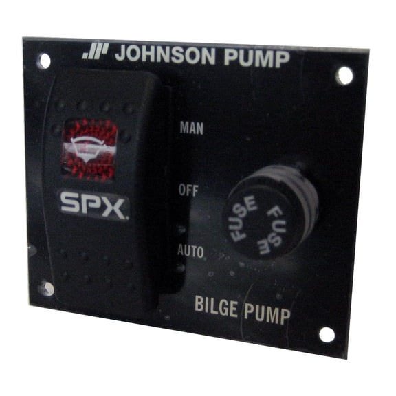 Johnson Pump #82044 Bilge Pump 3-way Panel Switch, 12V