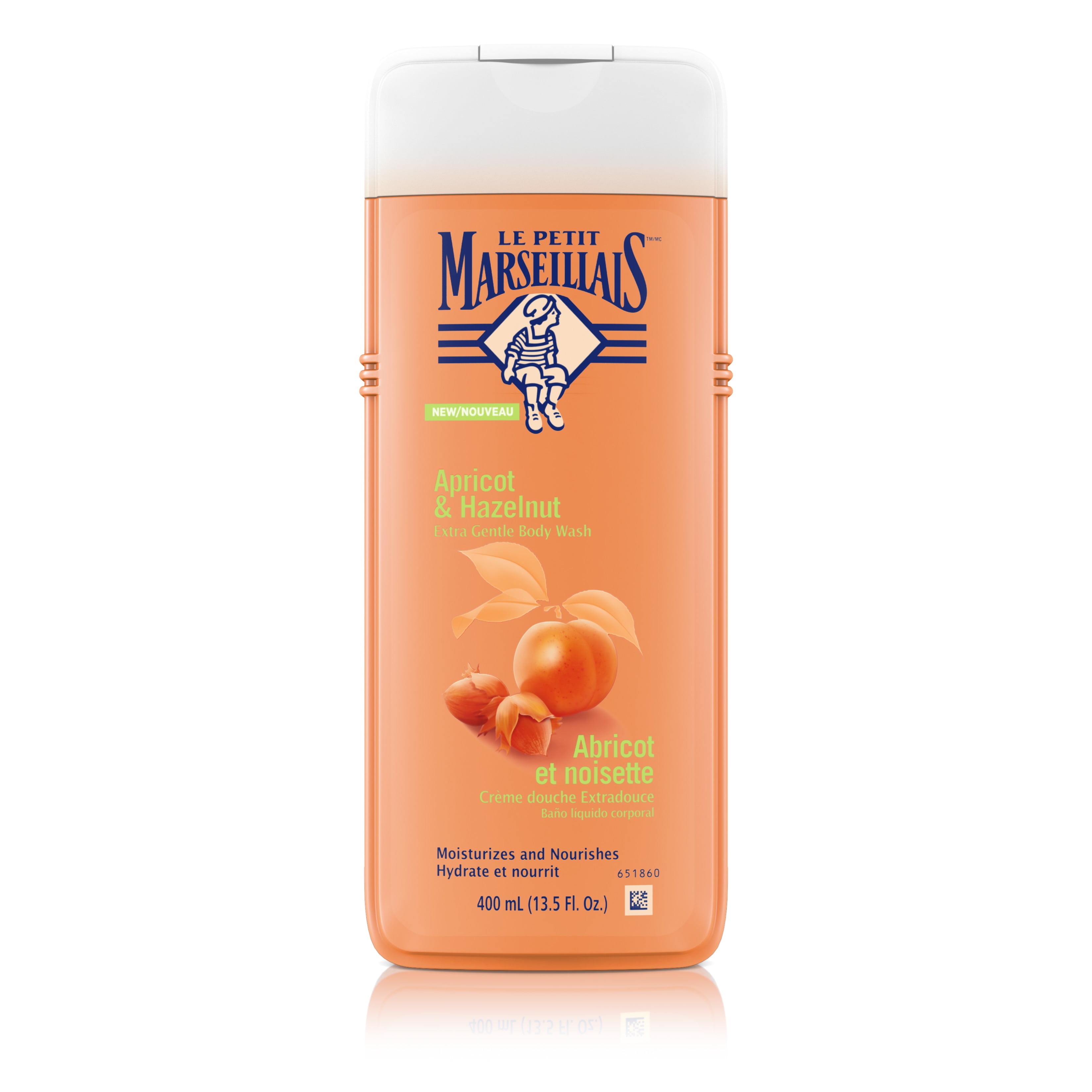 Le Petit Marseillais Shower Gel with Apricot & Hazelnut, 13.5 fl. oz