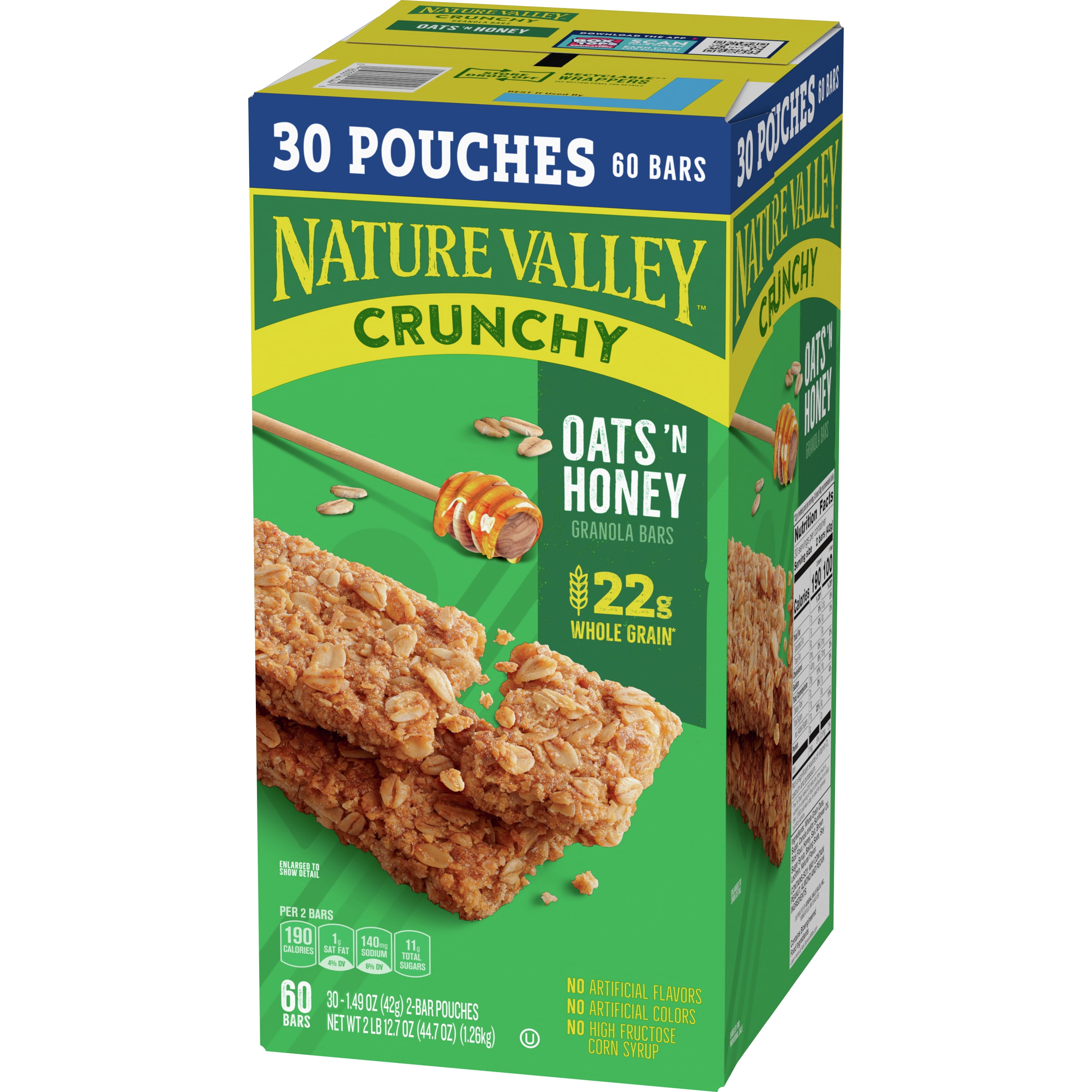 Nature Valley Oats and Honey Crunchy Granola Bar 0.74 oz. - 144