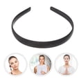 thumbnail image 3 of 12 diademas lisas cubiertas de tela, sin dientes, accesorios para hacer tú mismo., 3 of 6