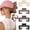 Beige+Khaki+Coffee+Black, variant on Hat-Friendly Claw Clips for Baseball Caps - 4 Pcs Trucker Hat Hair Clips for Women, Claw Clips for Thick Hair Hat Hairstyles, Gifts Hair Accessories