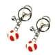 thumbnail image 2 of Guardurnaity 2 uds llavero Mini llavero de dibujos animados moderno hecho a mano chica exquisito bolso duradero Auto colgante decoración regalos de fiesta Accesorios de disfraces fútbol rojo Guardurnaity AP014137-02, 2 of 6