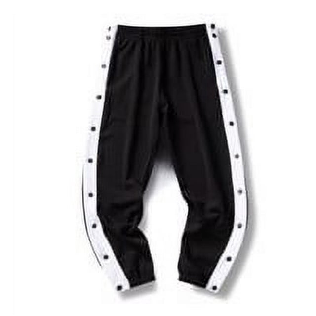 Maoww Basketball training pants, ice silk button up pants, breasted sweatpants
