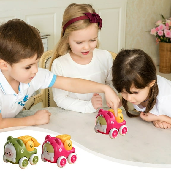 Viflosae Outdoor Toys for Kids Ages 4-8 Interactive Nature Inspired Push And Move Engineering Vehicle Toy For Toddlers Supports Motor Skills Pretend Play With Flip Top Storage