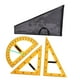 thumbnail image 5 of Juego de reglas de geometría matemática con bolsa de almacenamiento, material didáctico, material didáctico, triángulo 3 piezas, 5 of 8