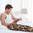 thumbnail image 5 of Salouo Edgehog and Mushrooms Print Pajama Pants for Men, Lounge Pants Elastic Waistband Casual Men's sleepwear Loungewear Sleep Pajama Pant -Medium, 5 of 7