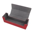 thumbnail image 1 of Card Storage Box, PU Leather Magnetic Closure Large Capacity Deck for 400+ Cards, with Felt Lining and Elegant Design, 1 of 7