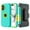 Green/Yellow, variant on Hotpom Case with Belt Clip for iPhone 16 Plus Heavy Duty Shockproof Dustproof Phone Case, Black/ Orange