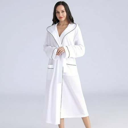 

JNGSA Womens Pajama Sets Terry Cloth Robes For Women Women s Winter Warm Nightgown Couple Bathrobe Men And Women Autumn And Winter Nightgown Clearance