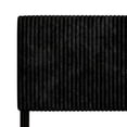 thumbnail image 6 of Home Design Romney Twin Upholstered Headboard with Vertical Channel Tufting, Adjustable Height, Black, 6 of 8