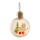 thumbnail image 1 of Bola decorativa navideña brillante | Botón para 4 modos de luz | Adornos acrílicos de muñeco de nieve y anciano | Decoración colgante para ventana, 1 of 2