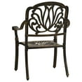 thumbnail image 3 of vidaXL 5 Piece Bistro Set Cast Aluminium Bronze, 3 of 5