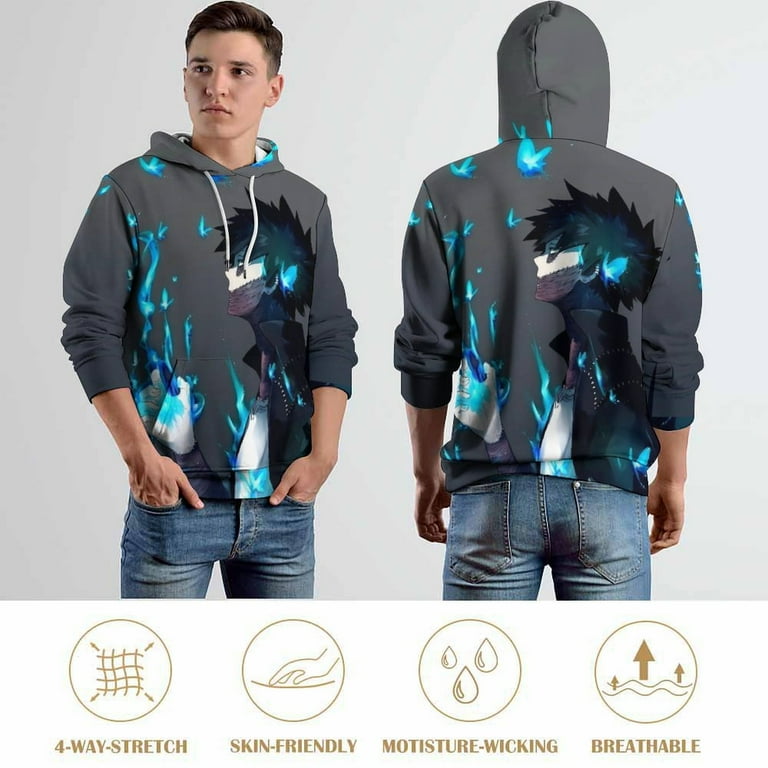My hero academia dabi hoodie sale