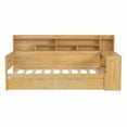 thumbnail image 6 of New Twin Daybed Antique White - Study Desk with Storage Drawers & Shelves, Multi-functional Bed for Small Spaces, 6 of 11