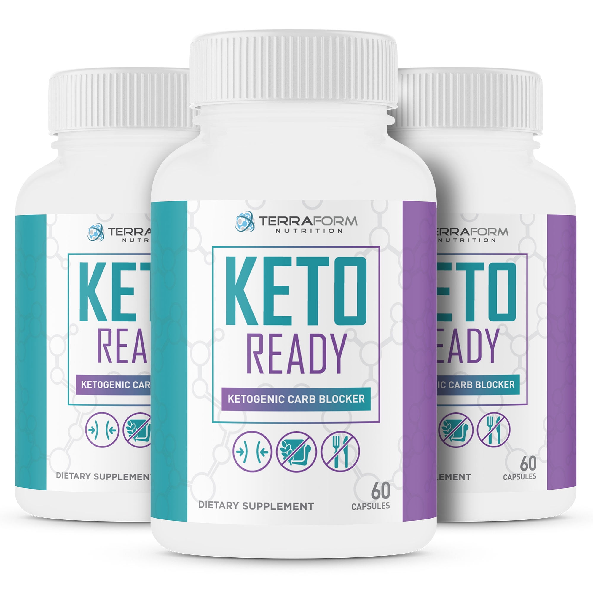 Keto Ready Max Strength Keto Carb Blocker 1200mg Burn Fat & Block