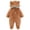 02 Brown, variant on Babysbule Toddler Baby Cute Fall Jumpsuits Fashion Baby And Winter Cotton Clothes Outing Romper Baby Jumpsuits