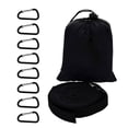 thumbnail image 1 of MesaSe Sangle de Camping Sangle de Rangement Réglable de Camping Portable Cintre de Lanière Extérieure avec Crochets Accessoires de Camping pour le Camping, 1 of 9