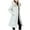 White, variant on Hueook Winter Warm Down Jackets for women Plus Size Zip Up Casual Winter Mid-length Windproof with Pockets Quilted Puffer Thin Jacket Coat Outwear Tops