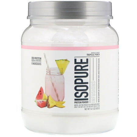 Nature s Best  IsoPure  Protein Powder Infusions  Tropical Punch  14 1 oz  400