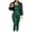 One Piece-Green, variant on Jumpsuit for Women Yoga Tummy Control Butt Lifting Running one Piece V Neck Ribbed Stretchy Soft Workout Jumpsuits Trendy Active Wear