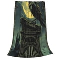thumbnail image 2 of Vsdgher MoonNight Sky Crow Ultra-Soft Micro flannel Blanket Throw Blankets for Couch Sofa, Bed (4 sizes)-80"x60", 2 of 7