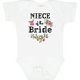 thumbnail image 3 of Inktastic Niece of the Bride Roses Girls Baby Bodysuit, 3 of 5