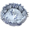 thumbnail image 2 of XGFHYJEH Calming Bed Dogs, Donut Dog Beds, Pet Beds for Small Dogs Clearance, Cozy Cuddler Dog Bed Small, Round Winter Warm Sleeping Bag Long Plush Soft Pet Bed, 2 of 4