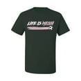 thumbnail image 2 of Wild Bobby Life Is Miami Soccer GOAT Sports Men Tee, Forest Green, 5X-Large, 2 of 5