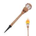 thumbnail image 1 of FESTFENDS 1Pc Khaki Resin Solar Torch Shape Lamp Garden Light Solar Flickering Flame Outdoor, 1 of 8